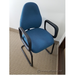 Blue-Green Side Guest Chair